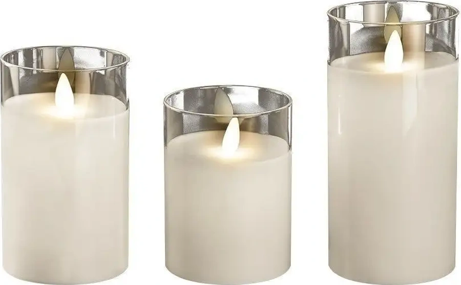 Faza Camda Led Mumlar - 3 Adet. 16763128 Beyaz