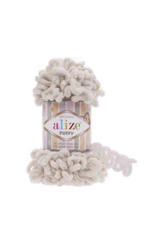Alize Puffy El Örgü İpi (5 Li Paket) - 599-Fil Dişi Alize Puffy El Örgü İpi (5 Li Paket) - 599-Fil Dişi