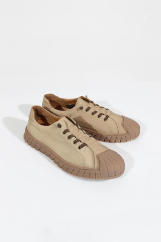Dgn 9872 Erkek Sneakers Ayakkabi Taba Tekstil