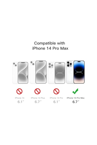 Teknomoda Apple Uyumlu iPhone 14 Pro Max Kılıf 360 Şeffaf Ön Arka Korumalı Şeffaf Silikon