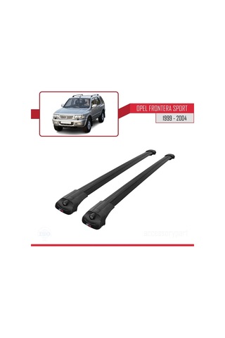 Opel Frontera Sport 1999-2004 Arası İle Uyumlu Ace-1 Ara Atkı Tavan Barı Siyah