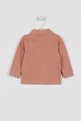 U.S. Polo Assn. U.S. Polo Assn Lisanslı Classic Açık Kahve Bebek Uzun Kol Yakalı Sweatshirt Kahverengi