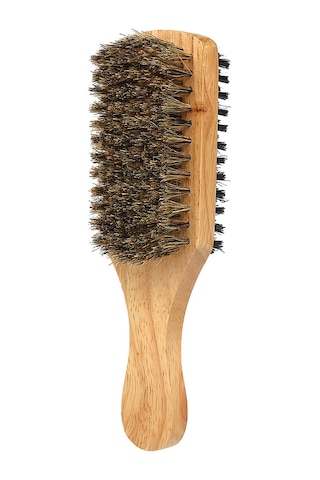 Hfambition Erkek Sakal Fırçası Ahşap Kollü Ev Ve Seyahat İçin Orta Boy Sakal Tıraş Aracı