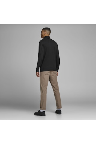 Jack & Jones Balıkçı Yaka Kazak-Emil 12157417 Black Siyah