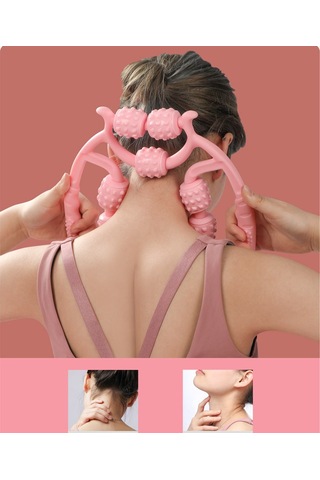 Yystore Bacak Kas Masaj Silindiri Pembe