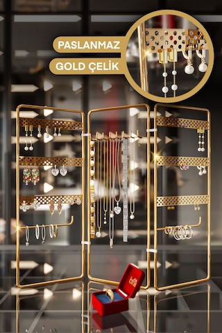 Bino Dekoratif Takı Düzenleyici Stand 3 Parça