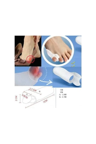 Silikon Makara Ayak Serçe Parmak Yüzük Bunyon Makaralı Koruyucu