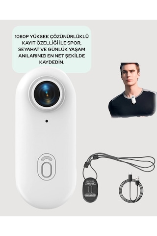 Mey İthalat Suya Ve Darbeye Dayanıklı Kompakt Spor Kamera 1080p