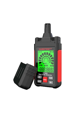 Habotest Ht609 Gaz Kaçak Dedektörü Yanıcı Gaz Dedektörü, Lcd Ekranlı Sesli Ve Görsel Alarm