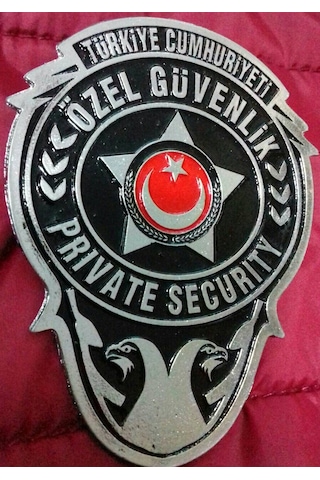 Aldatmaz Özel Güvenlik Rozetli Cüzdan Satınal-sıvıle Satılmaz. Siyah