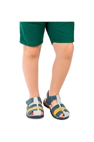 Kiko Kids Erkek Çocuk Sandalet Arz 2356 Petrol - Sarı