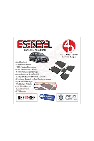 Honda Civic Sdn Fd6 2007-2011 Refref 4D Araca Özel Havuzlu Paspas
