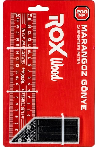 Rox Wood 0202 Marangoz Gönye 200 Mm
