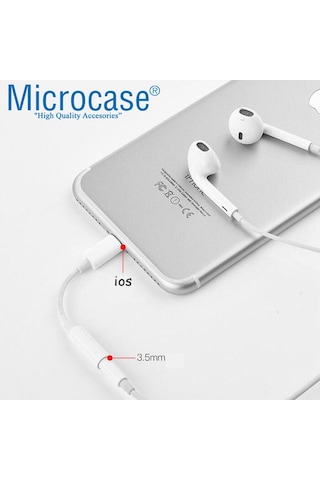 Apple Uyumlu iPhone Lightning Splitter Kulaklık Dönüştürücü Model No Ikd102