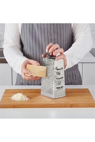 Mutfak Rende Paslanmaz Çelik 12 Cm X 10 Cm X 20 Cm Çok Renkli