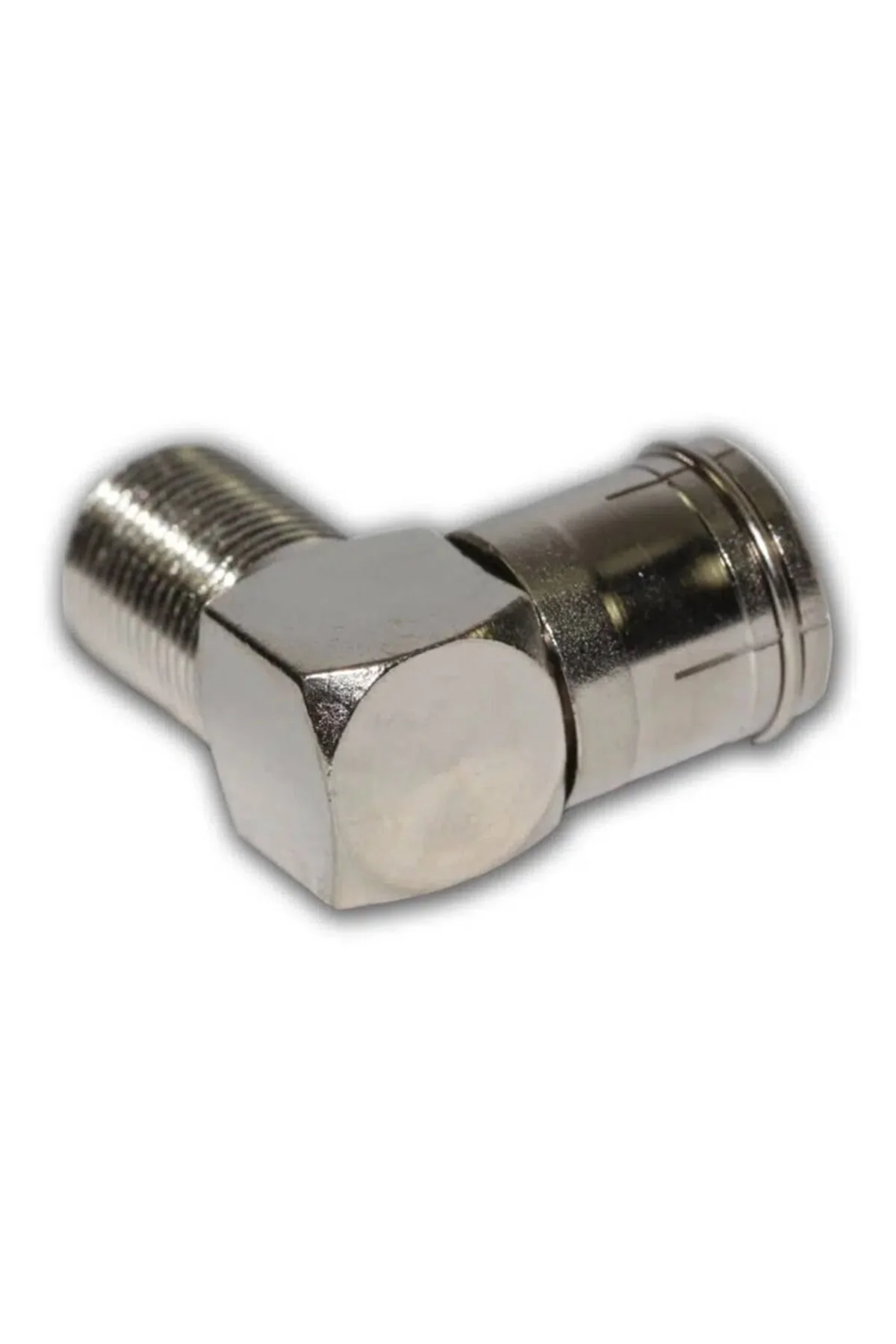 10 Adet F Konnektör L Fiş Quick Geçişli L Tip 90 Derece F Hızlandırıcı 90 Derece Anten Başlığı Quick Fiş Için F Connektör 10 Tane Rg6 Rg5 Geçmeli Adaptör