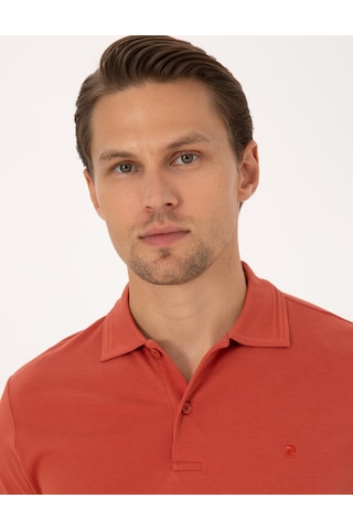 Pierre Cardin Erkek Kiremit Tişört Basic 50325323-vr031 Kiremit