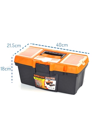 Super Bag 16 İnç Power Plastik Takım Çantası Organizerli