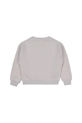 Civil Girls STAR Baskılı 6-9 Yaş Sweatshirt Gri
