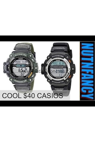 Casio Sgw 300 Uyumlu Siyah Silikon Saat Kordonu