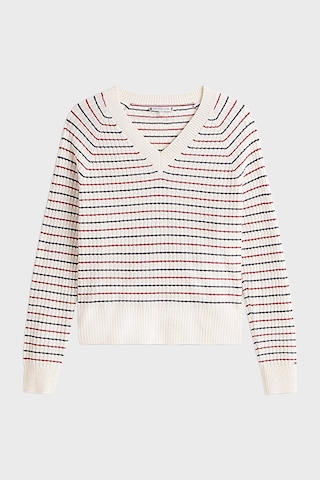 Tommy Hilfiger Bayan Kazak Ww0ww46417 0fh Beyaz-lacivert Beyaz-lacivert