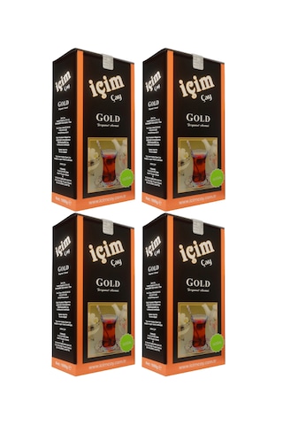 İçim Çay Gold Bergamot Aromalı 500 Gr X 4 Adet