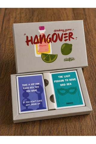 Hangover İngilizce Yazılı Yetişkin Parti Oyunu Eğlenceli Sohbet & Icebreaker Kart Oyunu, Arkadaş Ve Çiftler İçin