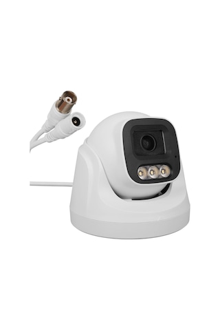 Plato Pl-37711 Ahd Dome Güvenlik Kamera 2mp 3.6mm 3 Warm Led Sesli Renkli Gece Görüş Mikrofonlu