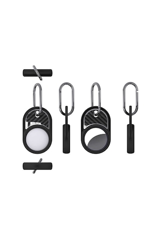 Zore Apple Uyumlu AirTag 05 Silikon Anahtarlık-Yeşil