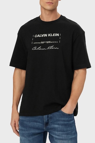 Calvin Klein Erkek T Shirt Lv04re827g Ub1 Siyah
