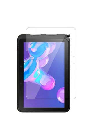 Samsung Galaxy Tab Active Pro T547 Kılıf Tablet Temperli Cam Ekran Koruyucu Kırılmaz