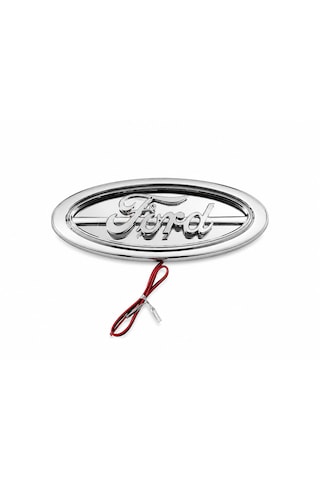 Ford 3d Işıklı Logo Arma Kırmızı 15.5/5.6 Cm Led Logo Arma Ford Illuminated Vehicle Logo 15.5x5.6