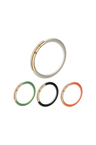 Springsun Yaban Hayatı Aktiviteleri İçin Vintage Silikon Uçucu Kovucu Bileklik, 6 Adet Kovucu Çubuklu, Manyetik Kapanma, Erkek/bayan Yeşil