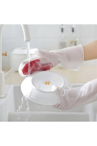 River World Eldiven Bulaşık Yıkamak İçin Silikon