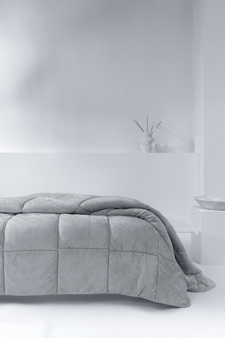 Yataş Bedding Macaron Tek Kişilik Wellsoft Yorgan - Gri