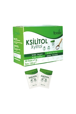 Fibrelle Ksilitol Xylitol Saşe 1 Saşe 5 G