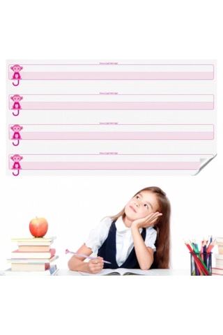 Ollevra Kılavuz Çizgili Akıllı Kağıt Yazı Tahtası Duvarda İz Bırakmaz Statik Yeni Müfredata Uygun 100x56cm Çok Renkli