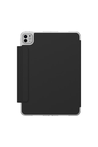 Apple Uyumlu iPad Pro 11 2024 Amazingthing Minimal Mag Katlanabilir Standlı Kalem Bölmeli Kılıf Siyah Kapaklı Kılıf