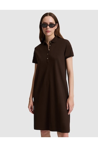 Pierre Cardin Kadın Kahverengi Elbise Örme 50326877-vr029