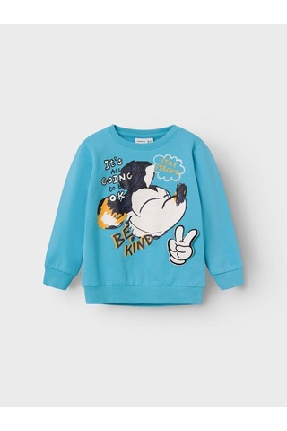Name It Mickey Mouse Turkuaz Erkek Çocuk Sweatshirt 13221200 001 Turkuaz