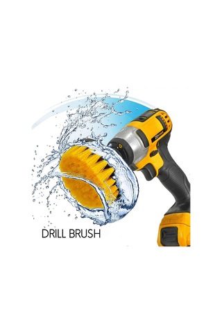 4 Adet Kombine Matkap Fırçası Elektrikli Fırçalama Fırçası Matkap Döner Fırça Elektrikli Temizleme Fırçası Ataşmanı