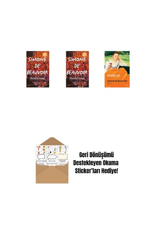 Mandarinler Ciltli + Mandarinler + Konuk Kız + Okuma Sticker'ları