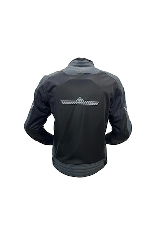 Forte Gt Black Stone Yazlık Motosiklet Mont Gri - Siyah