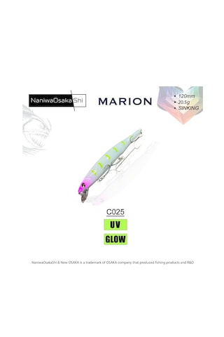 Nanıwaosakashı Marıon 120mm 20,5gr Sınkıng C025