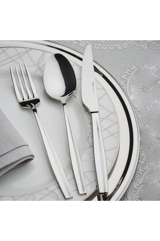 Hisar Didim 24 Parça 6 Kişilik Çatal Kaşık Bıçak Takımı Inox