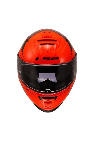 Ls2 Storm 2 Fist Kapalı Motosiklet Kaskı -63361- Siyah - Turuncu