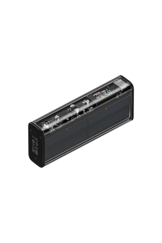 Sharge 140W - Yüksek Güçlü ve Şeffaf Tasarımlı Powerbank - Siyah