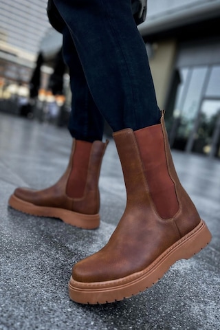 Saklımoda Ch223 Crt Alaska Erkek Bot Taba Çok Renkli