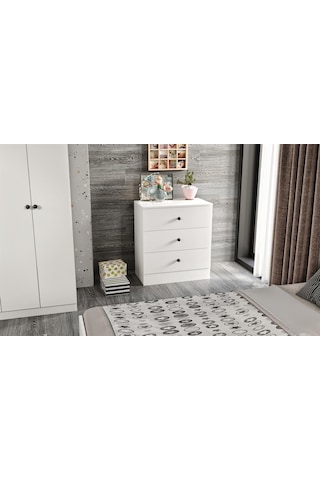 Akasya 3 Çekmeceli Şifonyer