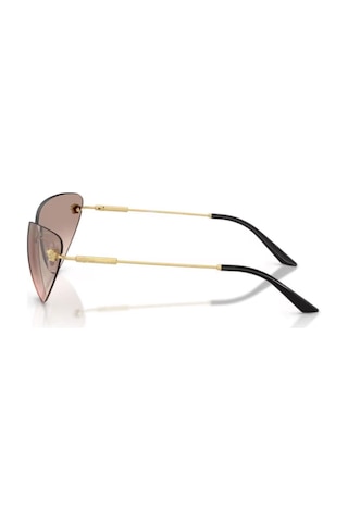 Versace Ve 2281 10028z 64 Kadın Çekik Gold Metal Güneş Gözlüğü Altın